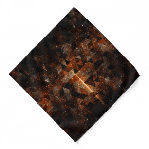 Gold beam in geometric sparkly universe  bandana