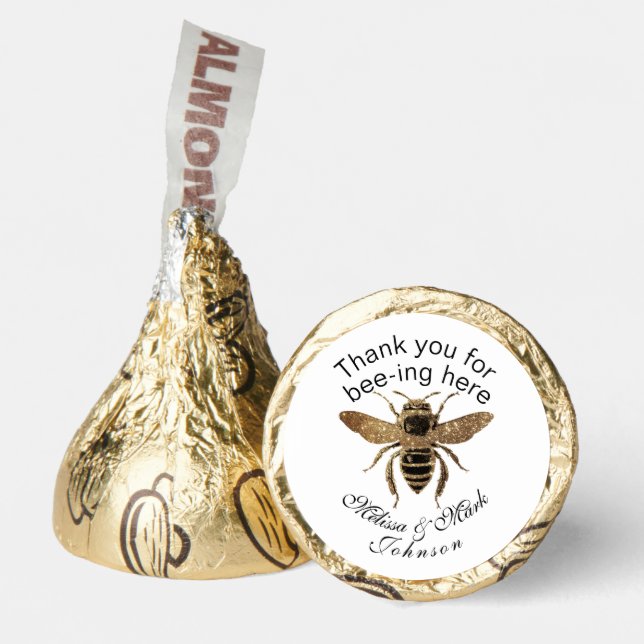 Gold Bee  Hershey®'s Kisses® (Front)