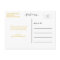 Gold Believe Handwriting | Holiday Photo Postcard