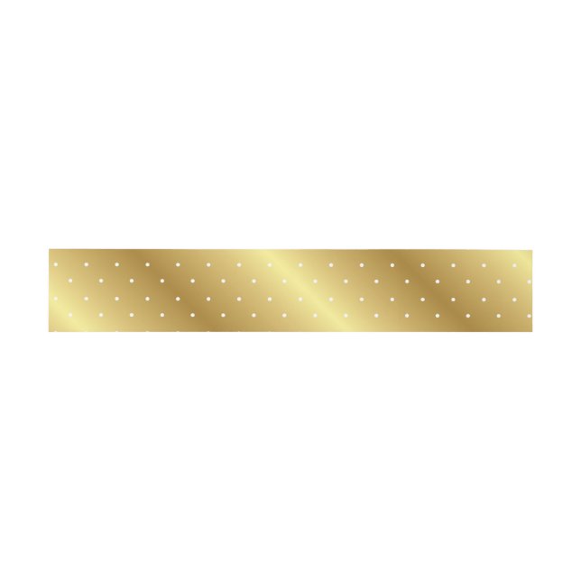 Gold Belly Bands"Gold Belly Bands Invitation Belly Band (Flat)