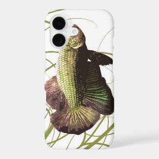 Gold Betta Siamese Fighting Fish iPhone 17 Case
