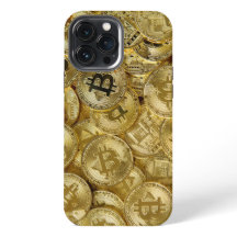Gold Bitcoin BTC Cryptocurrency Coin Pattern