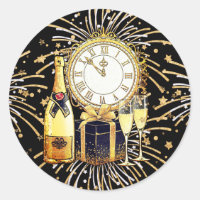Gold Black 2023 New Year's Party