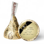 Gold Black 50th Wedding Anniversary Hershey®'s Kisses® Gold Black 50th Wedding Anniversary Hershey®'s Kisses®