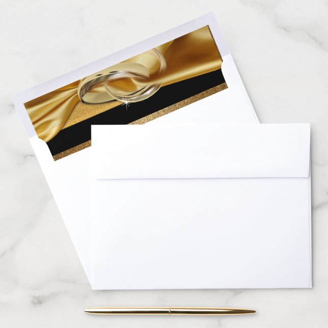 Gold-black, Art-deco Luxury Liner (Desk)