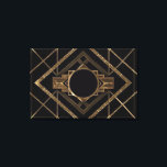 gold, black,art deco, metallic,pattern,vintage,chi canvas print<br><div class="desc">gold, black, art deco, metallic, pattern, vintage, chic, elegant, modern, trendy</div>