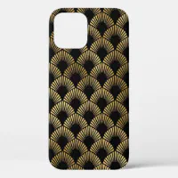 iPhone 13 Pro Max Louisville Pattern Phone Cover Black Retro Vintage Case