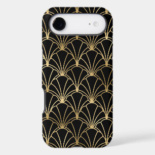 gold black art deco pattern iPhone 17 air case
