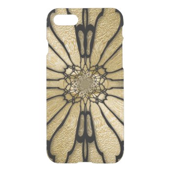 Gold Black Butterfly Wings Optical Illusion Iphone Se/8/7 Case by SterlingMoon at Zazzle