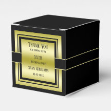 Gold & Black Class Men's Birthday Party