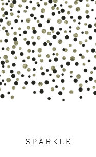 gold confetti sparkle plates