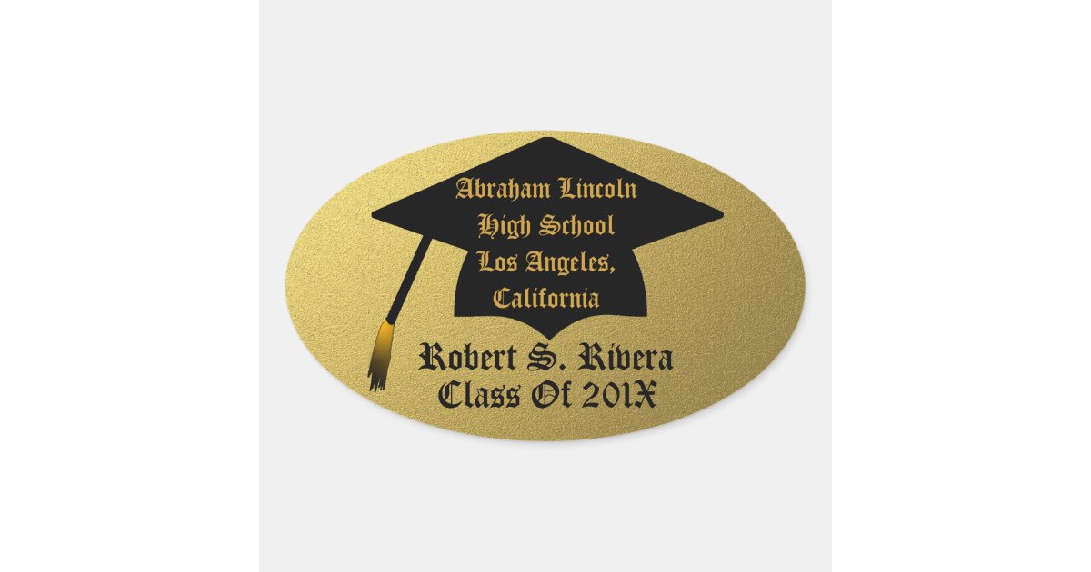 Luxury Gold Graduation Class Wax Seal Stickers | Zazzle