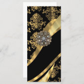 Gold & black damask pattern (Front/Back)