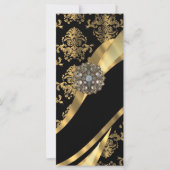 Gold & black damask pattern (Front)