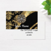 Gold & black damask pattern (Desk)