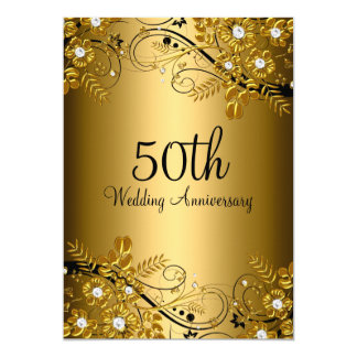 50th Anniversary Invitations & Announcements | Zazzle