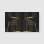 Gold, black, elegant, cool, unique trendy line art (Front)