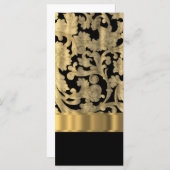 Gold & black floral damask (Front/Back)