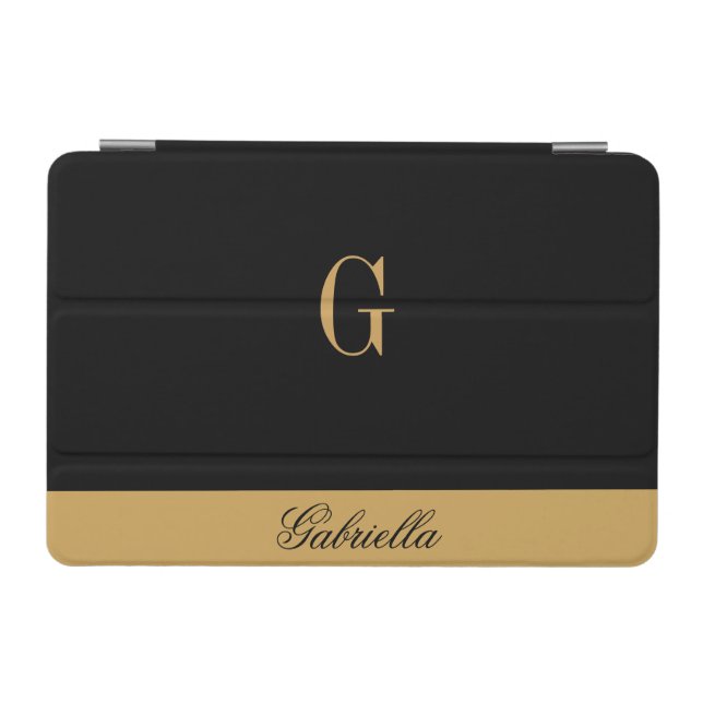 Gold Black iPad Mini Cover (Horizontal)