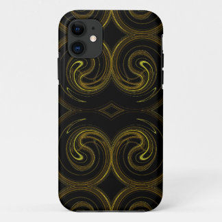 Gold & Black  iPhone 5 Custom Case-Mate ID 11 Case