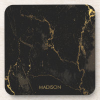Gold Black Marble