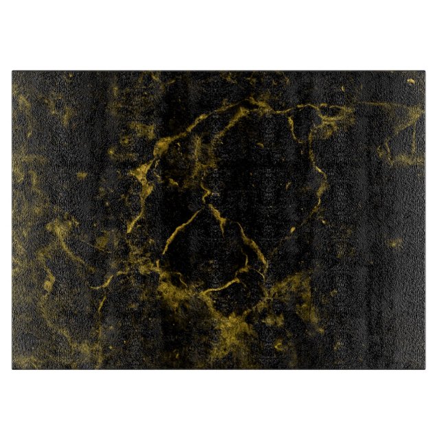 Gold Black Marble Cutting Board (Front)