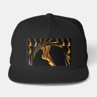 Gold Black Monochrome Christian Achempong Snap Back Hat