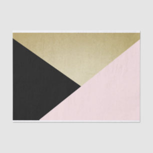 Gold BlacK Pink Custom 10lb Tissue Paper, White Tissue Paper