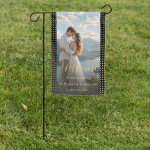 Gold & Black Polka Dot Personalized wedding