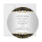 Gold Black Swirl 50th Wedding Anniversary Invite