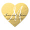 Gold Black Wedding Favor Sticker Initial