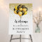 Gold Black White Retirement Party Welcome Sign