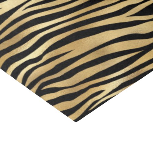  Gold  Black Zebra Stripe Tissue Paper