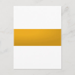 Gold Blank TEMPLATE : Add text, image, fill color Postcard