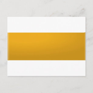 Gold Blank TEMPLATE : Add text, image, fill color Postcard