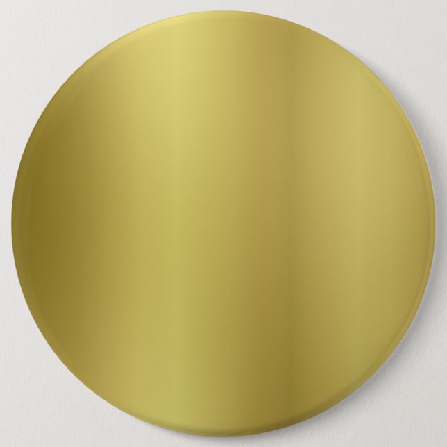 Gold Blank Template Pinback Button (Front)