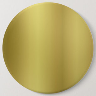 Gold Blank Template Pinback Button