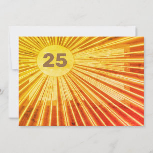 Gold Blast Birthday Card
