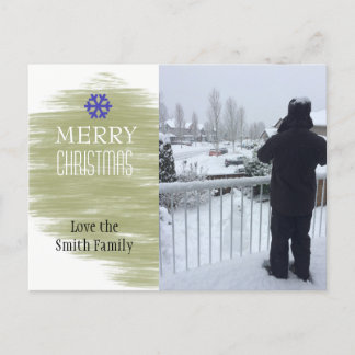 Gold Blend Holiday Photo Card