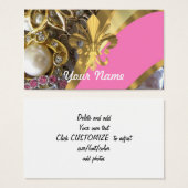 Gold bling fleur de lys (Front & Back)