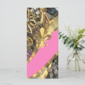 Gold bling fleur de lys (Standing Front)