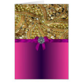 Gold bling & magenta (Front)