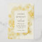 Gold Blooms  Foil Invitation