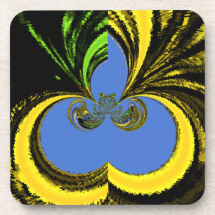 Gold Blue Coaster