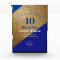 Gold Blue Employee years of service Company logo
