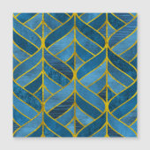 Gold Blue Grunge Pattern (Front)