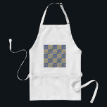 Gold Blue Star of David Art Panels Adult Apron<br><div class="desc">You are viewing The Lee Hiller Designs Collection of Home and Office Decor,  Apparel,  Gifts and Collectibles. The Designs include Lee Hiller Photography and Mixed Media Digital Art Collection. You can view her Nature photography at http://HikeOurPlanet.com/ and follow her hiking blog within Hot Springs National Park.</div>
