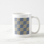 Gold Blue Star of David Art Panels Coffee Mug<br><div class="desc">You are viewing The Lee Hiller Designs Collection of Home and Office Decor,  Apparel,  Gifts and Collectibles. The Designs include Lee Hiller Photography and Mixed Media Digital Art Collection. You can view her Nature photography at http://HikeOurPlanet.com/ and follow her hiking blog within Hot Springs National Park.</div>
