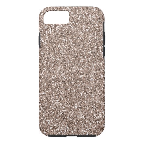 Gold Blush Pink Glitter Glitz iPhone 87 Case