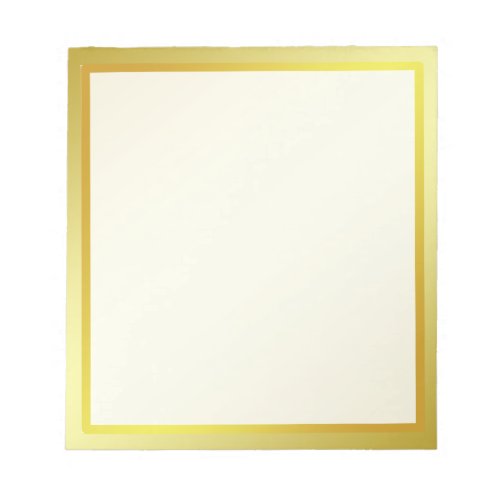 Gold Boarder Photo frame Autograph Notepad